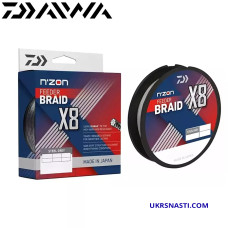 Шнур Daiwa N'Zon X8 Braid Steel Gray размотка 300м серый